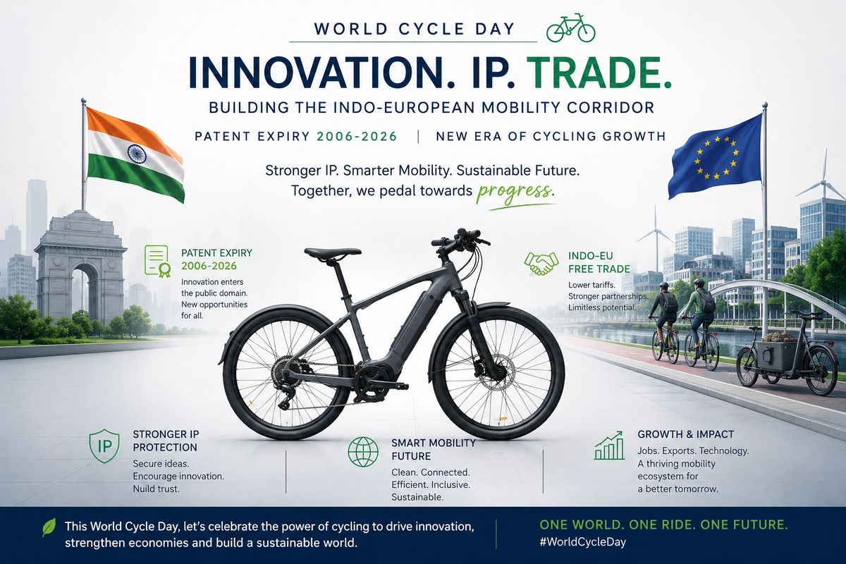 Bicycles, Free Trade, and the 2026 Patent Cliff: How IP Is Reshaping the Indo-European Mobility Corridor